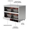 Aquecedor 220v Conservador Estufa de Proteínas 4 Cubas 1/3 Aço Inox - 4