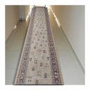Ver imagem 4 de Tapete Passadeira Emborrachada Pvc Antiderrapante 0,65x3,00m Barrado Marrom