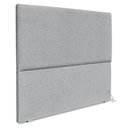Ver imagem 1 de Cabeceira Queen 160 Cm com Frame Luna Boucle Cinza Artte