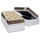 Ver imagem 1 de Cama Box Baú Solteiro: Colchão Ortopédico Orthoflex D33 / Ep Matera + Base Crc Courano White(