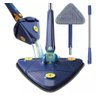 Mop 360 Ajustável: Rodo Limpeza Esfregão Triangular - 1