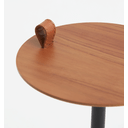 Ver imagem 4 de Mesa de Apoio Halter - Tampo Carvalho - Base Aço Carbono - Altura 55cm