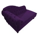 Ver imagem 3 de Diva Recamier Diana 185cm Lado Direito Suede - ADJ Decor - Roxo