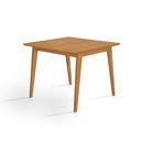 Ver imagem 1 de Mesa de Jantar 90x90 Sala Cozinha 4 Lugares Mdf Apartamento - Cinamomo