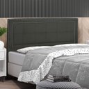 Ver imagem 1 de Cabeceira Cama Box King Grecia 195 Cm Suede Cinza - MV Estofados Shop
