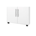 Ver imagem 4 de Balcao Napo. Branco Marmorizado 1 gaveta + 2 portas rodizios PASSE BEM