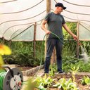 Ver imagem 2 de Mangueira Flex para Jardim 30m Tramontina Verde Faixa Preta Pvc 4 Camadas Engate Rosqueado Esguicho