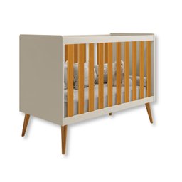 Quarto de Bebê Berço + Cômoda + Guarda Roupa Isis:areia Madeira - 3