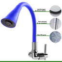 Ver imagem 3 de Torneira Gourmet Azul Flexivel Silicone C/ Ajuste de Jato Sn18 Snel Metais