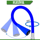 Ver imagem 5 de Torneira Gourmet Azul Flexivel Silicone C/ Ajuste de Jato Sn18 Snel Metais