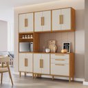 Ver imagem 2 de Cozinha Modulada Lorena 11 Portas com Torre Quente:nature/off