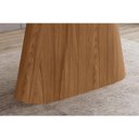 Ver imagem 5 de Mesa de Sala Jantar Olivia Sc121 C/ Tampo Madeirado C/ Vidro Curvo 200x90cm Nature/off White - Henn
