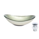 Ver imagem 1 de Combo 2 em 1 - Cuba de Vidro Oval 55cm Veneza + Válvula Beirute-champagne