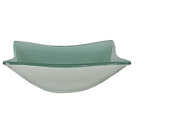 Combo 2 em 1 - Cuba de Vidro Quadrada 35 Cm Sorrento + Válvula Beirute-branco - 1