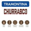 Ver imagem 5 de Kit 24pcs Para Churrasco Jumbo Tramontina Polywood Castanho