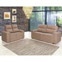 Ver imagem 4 de Conjunto Sofá 2 e 3 Lugares Ravenna Hellen Estofados