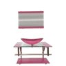 Gabinete de Vidro 70cm para Banheiro Irlanda Rosa - 3