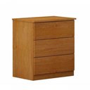 Ver imagem 1 de Mesa de Cabeceira 028 3 Gavetas Cinamomo - Móveis Valverde