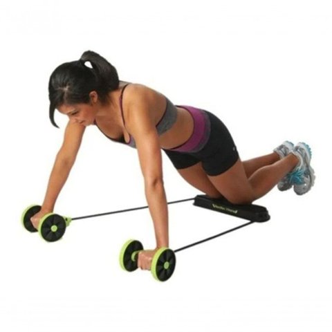 Revoflex Xtreme Elastico Roda Exercicio Musculacao Abdominal