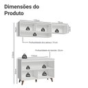 Ver imagem 4 de Armário de Cozinha Compacta 190cm Branco Reims Madesa 07