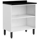 Ver imagem 3 de Gabinete Cozinha Aço com Tampo para Cozinha Compacta 70 Cm -bertolini