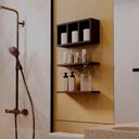 Ver imagem 2 de Nichos Prateleiras Decorativas Provença 40cm Preto para Banheiro