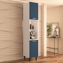 Ver imagem 1 de Armário Paneleiro 40cm com 2 Portas e 2 Nichos 250026 Amara Politorno Moveis