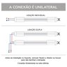 Lampada Led 20w Tubular T8 120cm Inmetro Branco Quente 3500k Bivolt - 4
