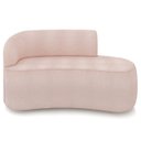 Ver imagem 5 de Sofá 2 Lugares para Sala 140cm Orgânico Wendi Boucle Rose I01 - Mpozenato