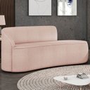 Ver imagem 1 de Sofá 2 Lugares para Sala 140cm Orgânico Wendi Boucle Rose I01 - Mpozenato