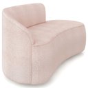 Ver imagem 6 de Sofá 2 Lugares para Sala 140cm Orgânico Wendi Boucle Rose I01 - Mpozenato