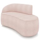 Ver imagem 2 de Sofá 2 Lugares para Sala 140cm Orgânico Wendi Boucle Rose I01 - Mpozenato
