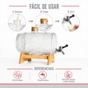 Ver imagem 6 de Barril para Cachaca Vidro 1L