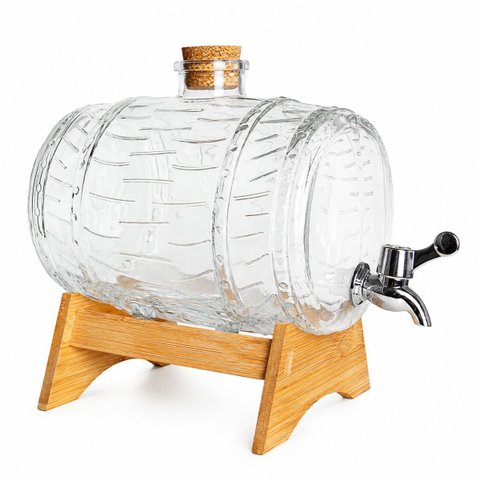Barril para Cachaca Vidro 1L