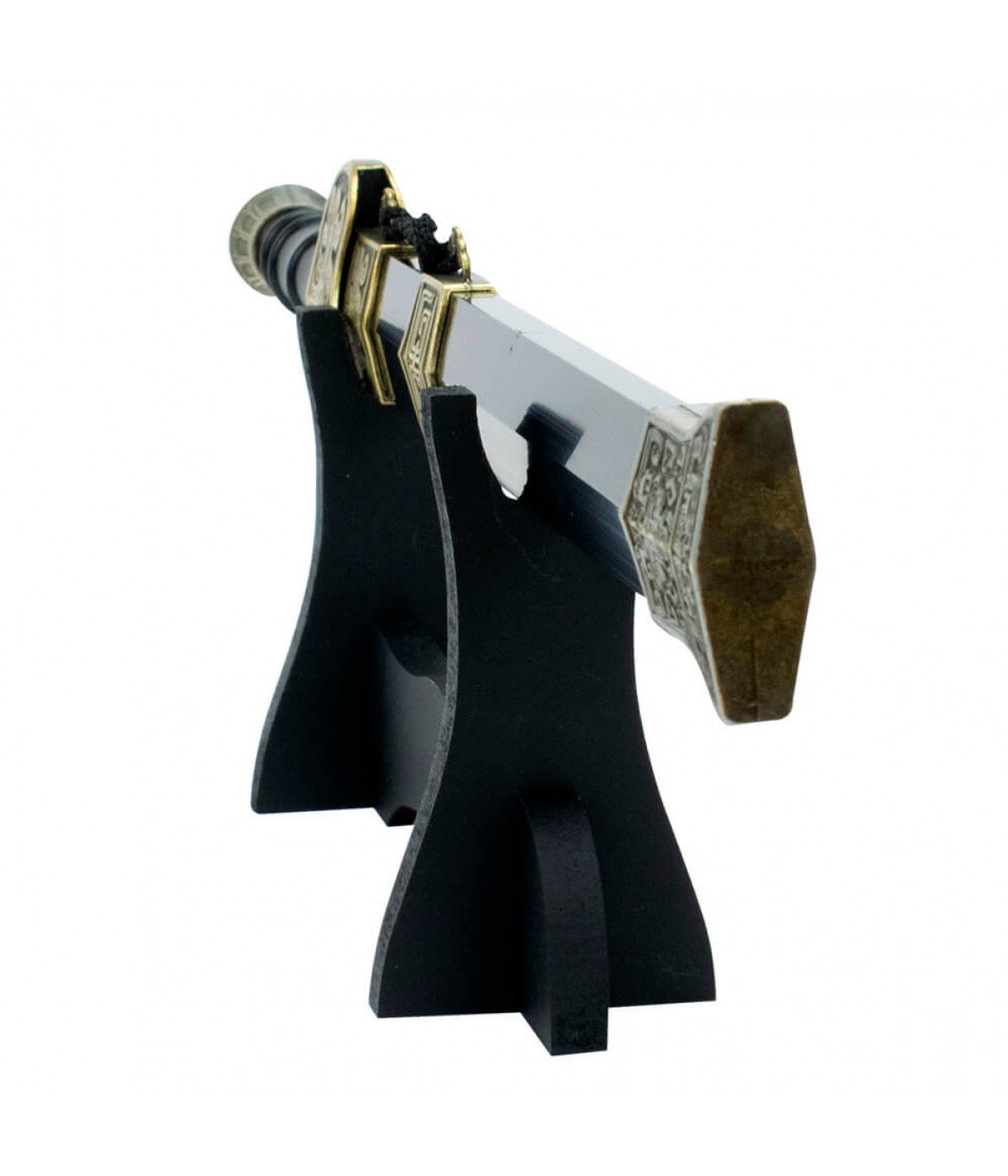 Espada Chinesa Preta Decorativa 42cm - 2