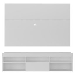 Rack com Painel TV 75" Web Multimóveis MP1045 Branco - 6