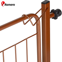Portão Pet Cães Bebês Largo 69 a 84cm Extensor 10cm Bronze - 4