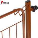 Ver imagem 4 de Portão Pet Cães Bebês Largo 69 a 84cm Extensor 10cm Bronze