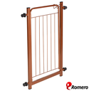 Ver imagem 3 de Portão Pet Cães Bebês Largo 69 a 84cm Extensor 10cm Bronze