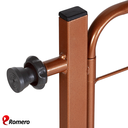 Ver imagem 5 de Portão Pet Cães Bebês Largo 69 a 84cm Extensor 10cm Bronze