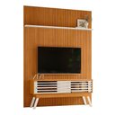 Ver imagem 2 de Rack com Painel Frizz New Premium Cinamomo/off White - Madetec Móveis