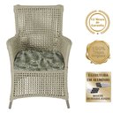 Ver imagem 3 de 2 Poltronas e 1 Mesa Igapó em Alumínio Pintura Fendi Corda Náutica Estofado 5