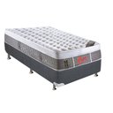 Ver imagem 1 de Cama Box Solteiro: Colchão Molas Pocket Ensacadas Castor Light Stress Oxygen New Plush + Base Crc