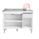 Ver imagem 4 de Balcão Gabinete de Pia 120cm sem Tampo/Cuba Virginia Branco