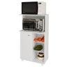 Balcão Duplo para Forno com Fruteira e Porta Bf3207 Tecno Mobili - Branco - 2