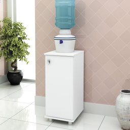 Balcão para Bebedouro 33,5cm 1 Porta com Prateleira Bl3306 Tecno Mobili - Branco - 1