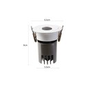 Ver imagem 5 de Spot de Embutir Nordecor Mayn Redondo Led Alto Irc 97 7w Bivolt Branco 2700k Luz Amarela 6508