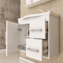 Ver imagem 4 de Gabinete de Banheiro 100% Mdf Vix 65 Cm com Espelho - Mgm