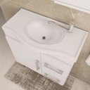 Ver imagem 5 de Gabinete de Banheiro 100% Mdf Vix 65 Cm com Espelho - Mgm