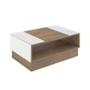 Ver imagem 4 de Mesa De Centro Detroit Com Espelhos Cor Pinho Mdf 15Mm Artely